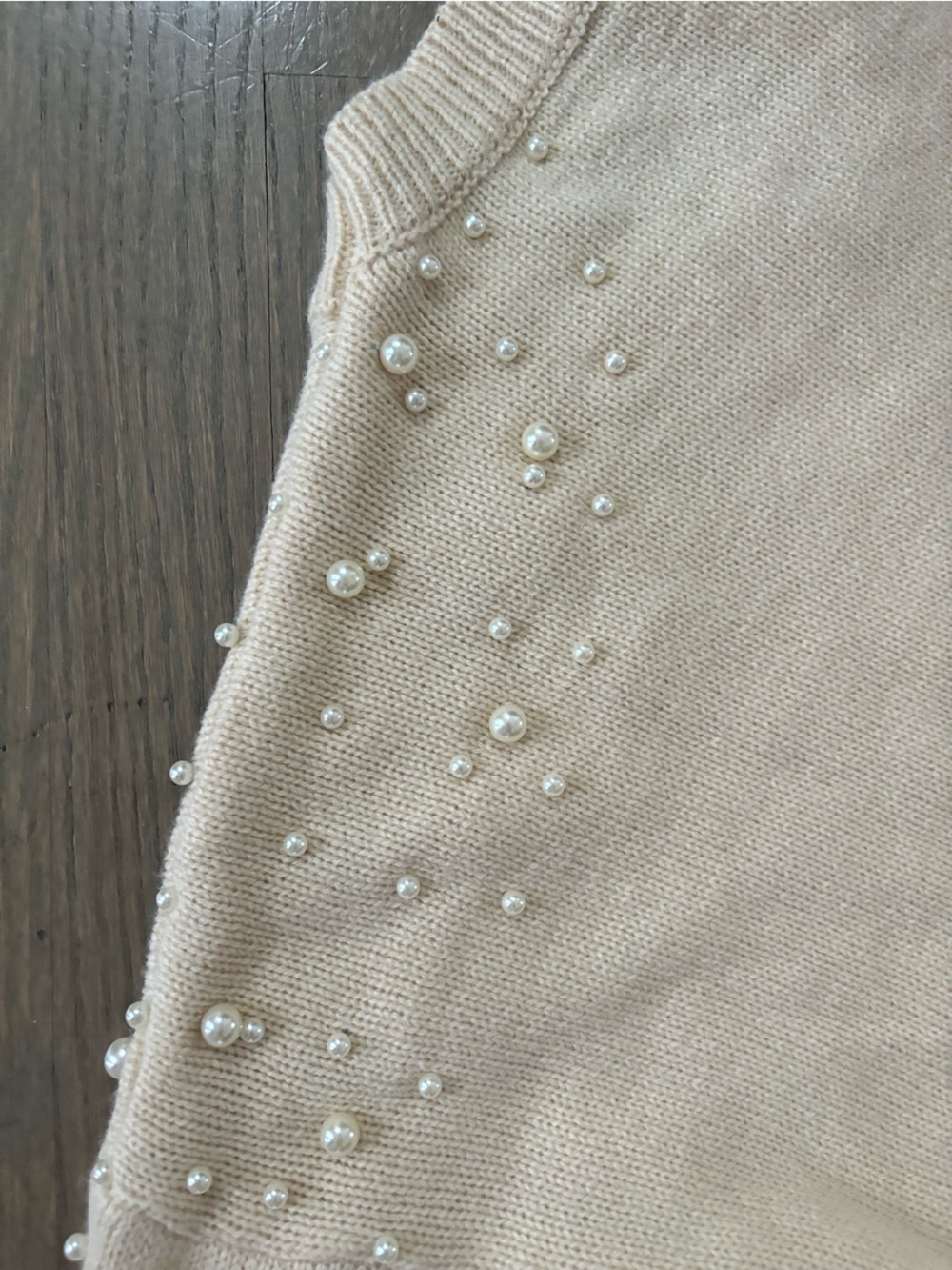Women’s Pearl cream knit sweater size XXL